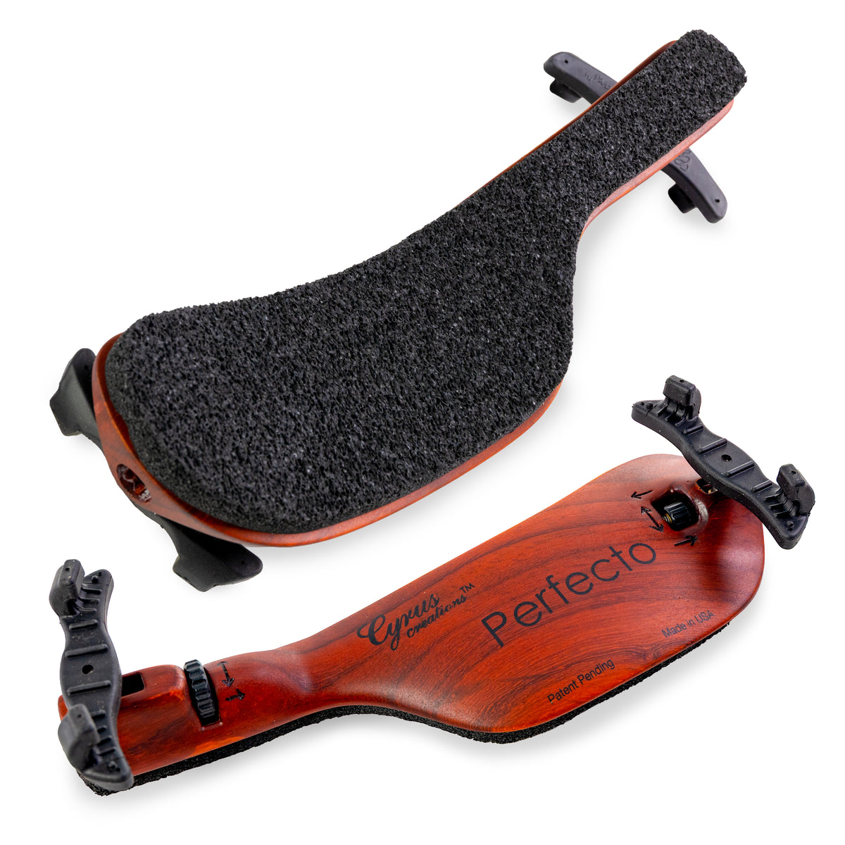 Perfecto Violin Shoulder Rest - Padauk