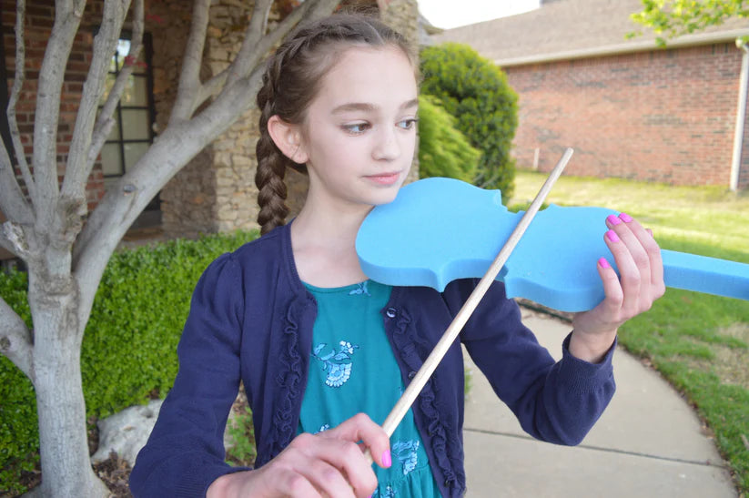 Twinkl'in Foam Violin and Wood Bow 1/8 Size