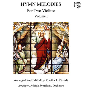 Yasuda, Martha - Hymn Melodies For Two Violins, Volume I - Digital Download