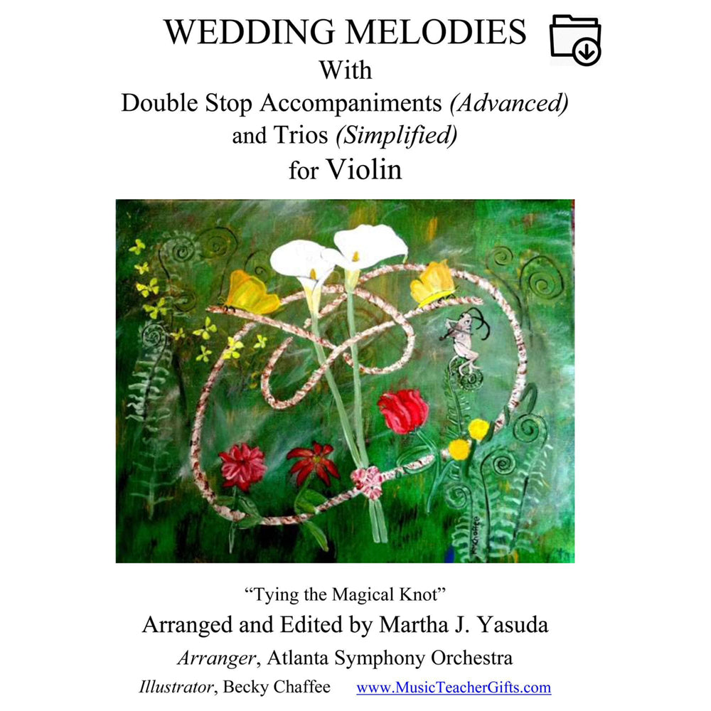 Yasuda, Martha - Wedding Melodies For Violin, Duet or Trio - Digital Download