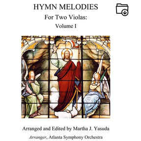Yasuda, Martha - Hymn Melodies For Two Violas, Volume I - Digital Download