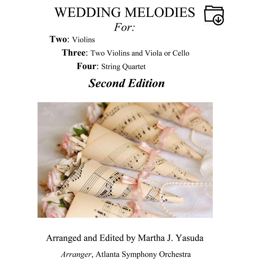 Yasuda, Martha - Wedding Melodies For Two, Three or Four - Digital Download