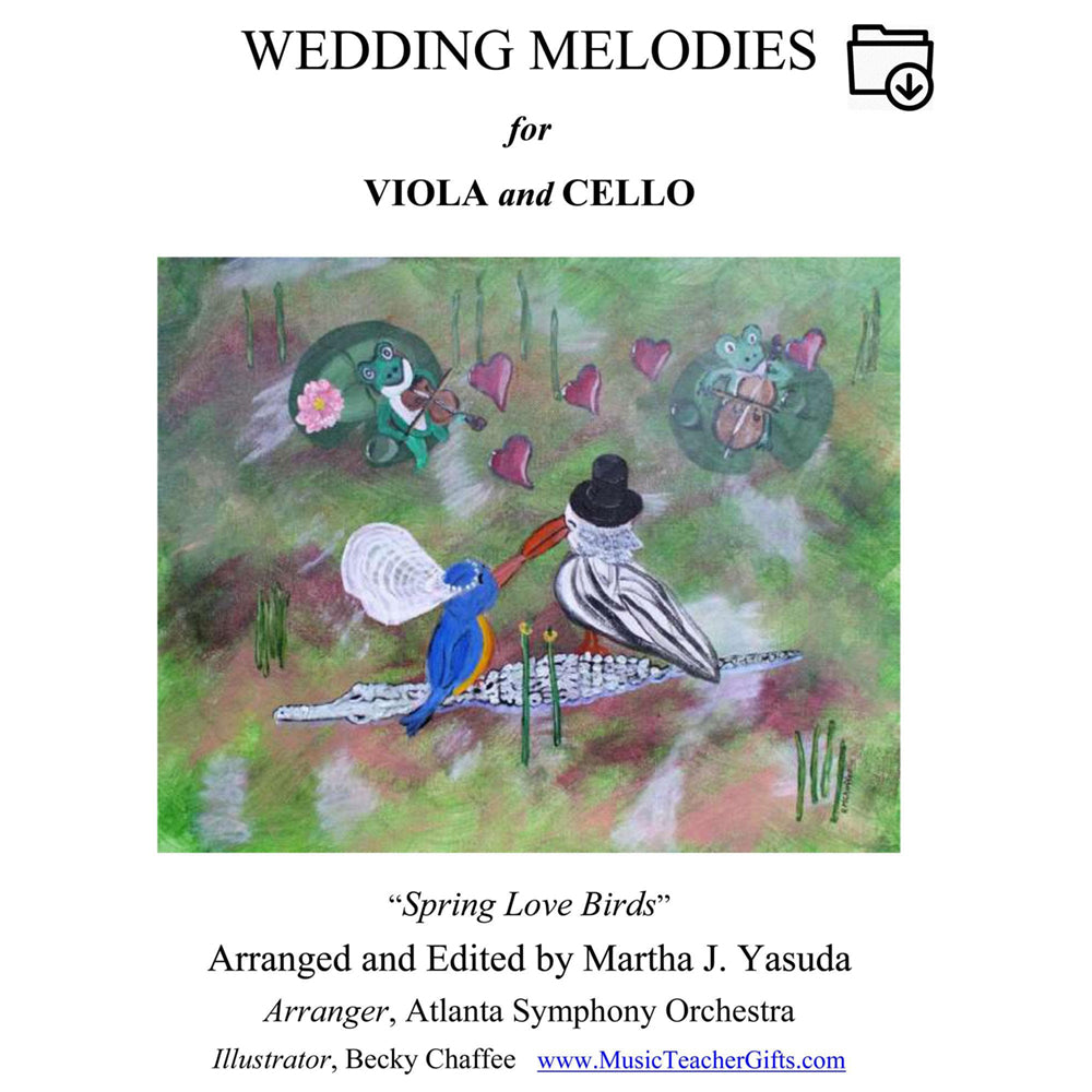 Yasuda, Martha - Wedding Melodies For Viola and Cello - Digital Download