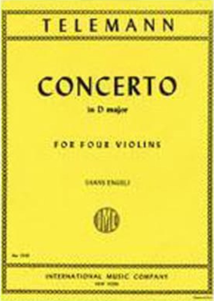 Telemann, Georg Philipp - Concerto in D Major, TWV 40:202 For Violin a