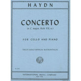 Haydn, Franz Joseph - Concerto in C Major, Hob VIIb:1 - Cello and Piano - edited by Miloš Sádlo and Mstislav Rostropovich - International Edition