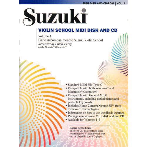 Suzuki Violin School Piano Accompaniment MIDI/CD-ROM, Volume 1