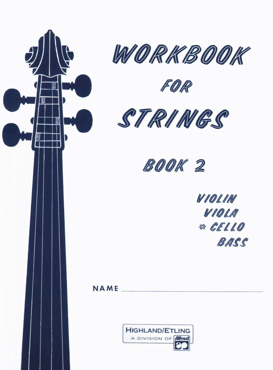 Etling, Forest - Workbook For Strings, Book 2 - Cello - Alfred Music Publishing