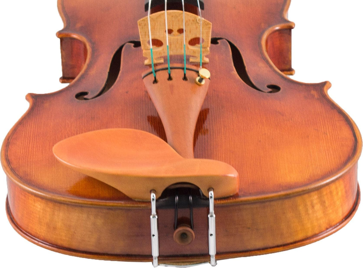 Guarneri Boxwood Viola Chinrest - Rounded Plate
