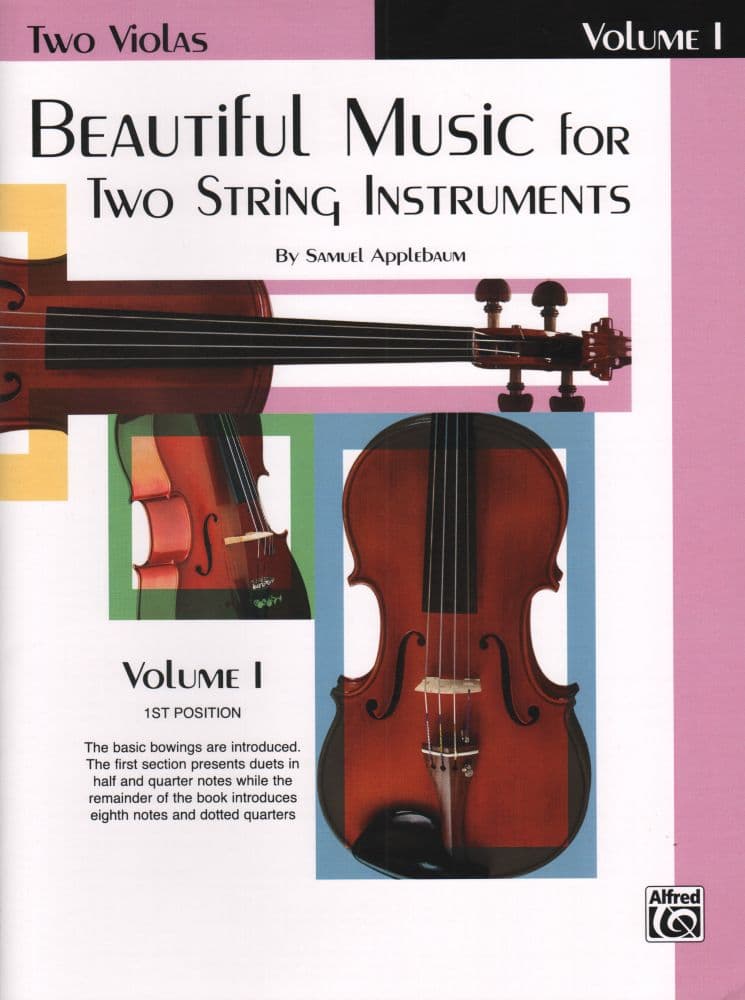 Applebaum, Samuel - Beautiful Music For Two Violas, Volume 1 - Belwin-Mills Publication
