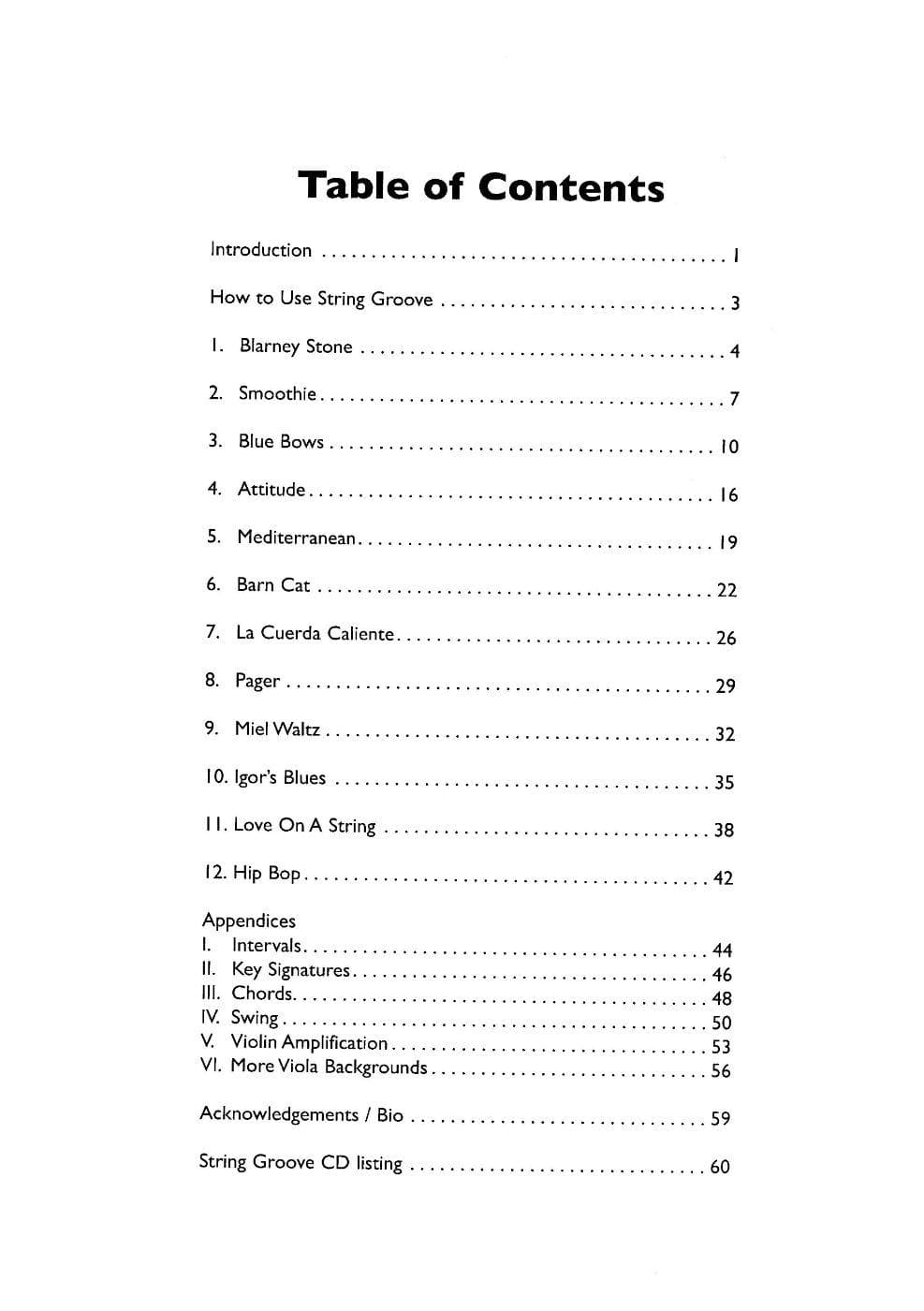 Gabriel, Edgar - String Groove: Ideas for Improvising - Viola - Book/CD set - Opus Music Publishers