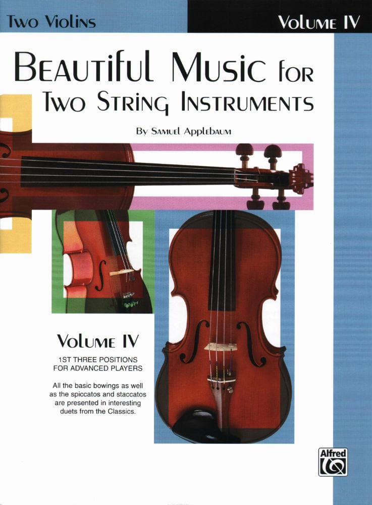 Applebaum, Samuel - Beautiful Music for Two Violins, Volume 4 - Belwin-Mills Publication