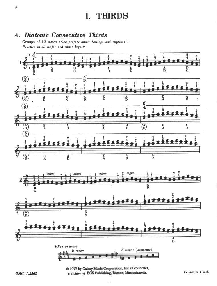 Galamian/Neumann - Contemporary Violin Technique, Book 2 - Galaxy Music Corporation