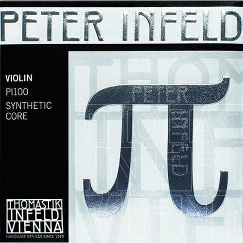 Peter Infeld (PI) Violin SET with Tin Plated E String and Silver Wound D String Medium Gauge