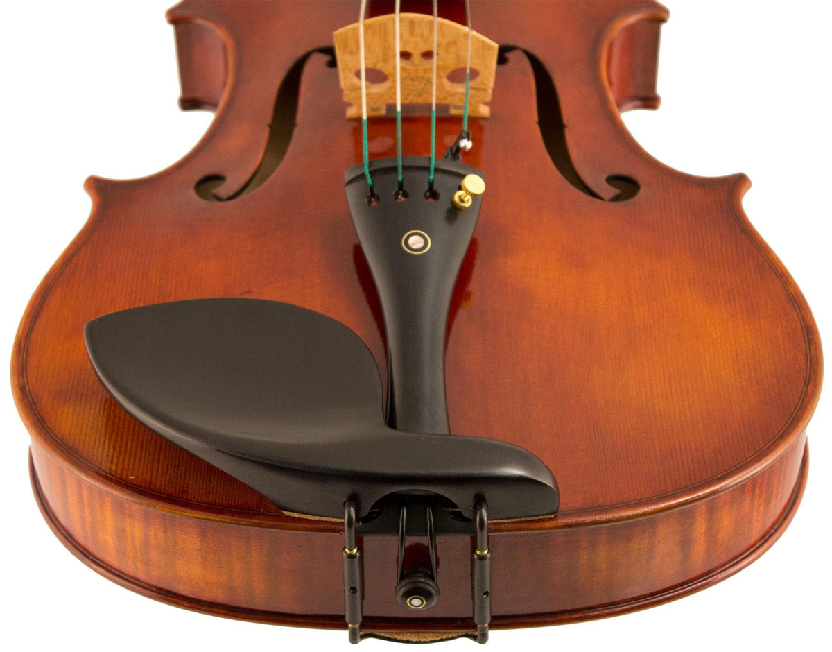 Guarneri Viola Chinrest Ebony w/ Black Clamp