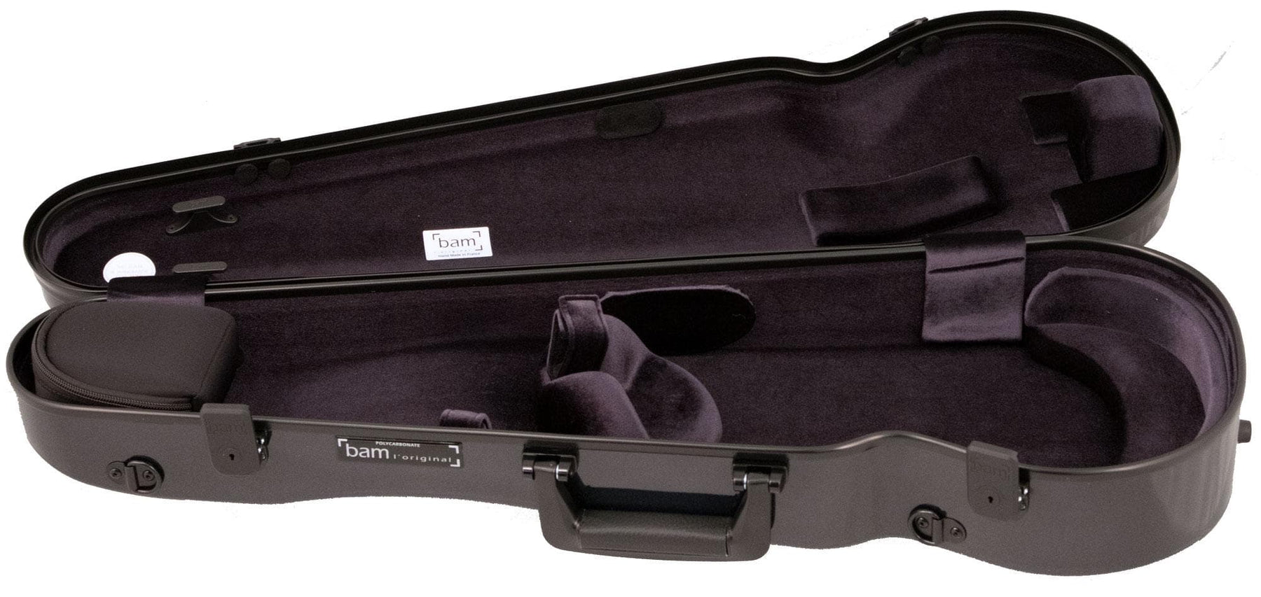 BAM Cosmic Supreme Hightech Polycarbonate Contoured Violin Case with Black Hardware