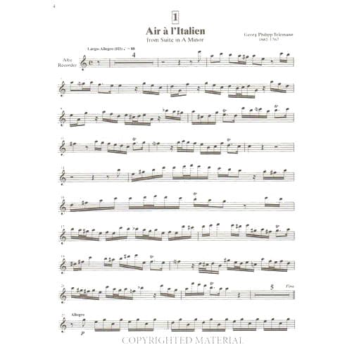 Suzuki Recorder School, Volume 6, Alto or Soprano