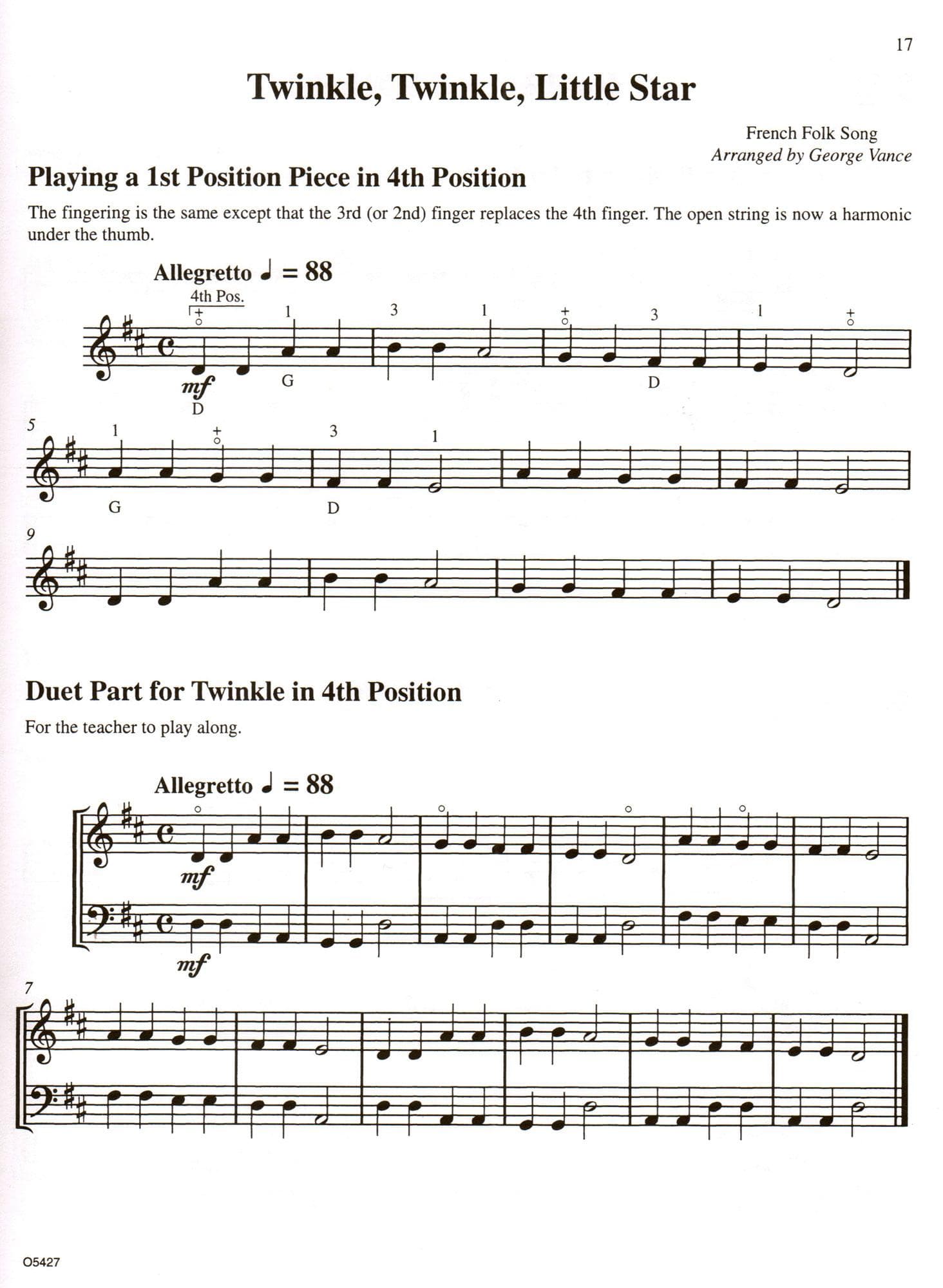 Progressive Repertoire for the Double Bass - Volume 1 Bass Book w/ Online Audio Access - by George Vance - Published by Carl Fischer