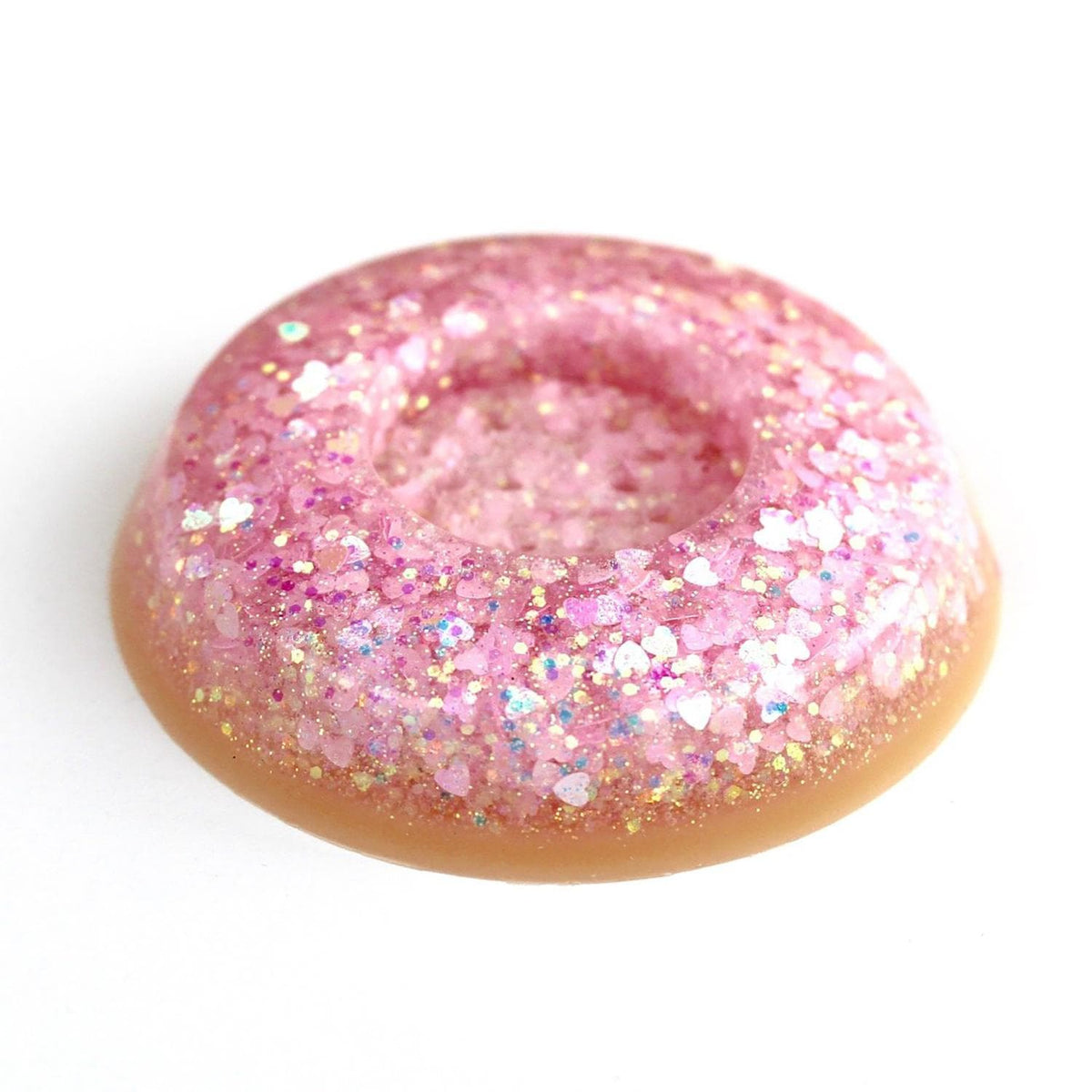 SmartStop Hybrid Endpin Anchor for Cello and Bass - Pink Hearts Super Sparkle