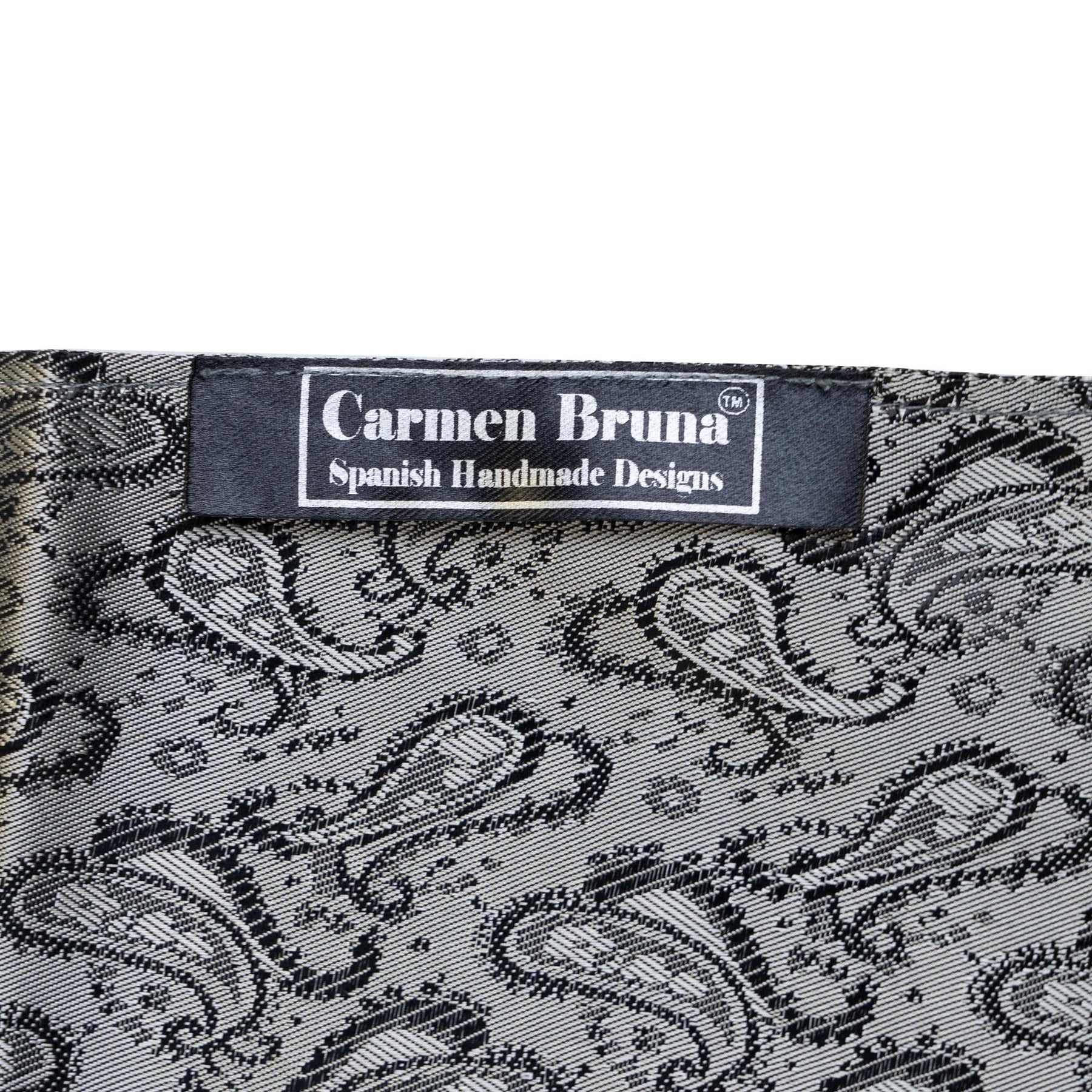 Carmen Bruna Viola Silk Bag