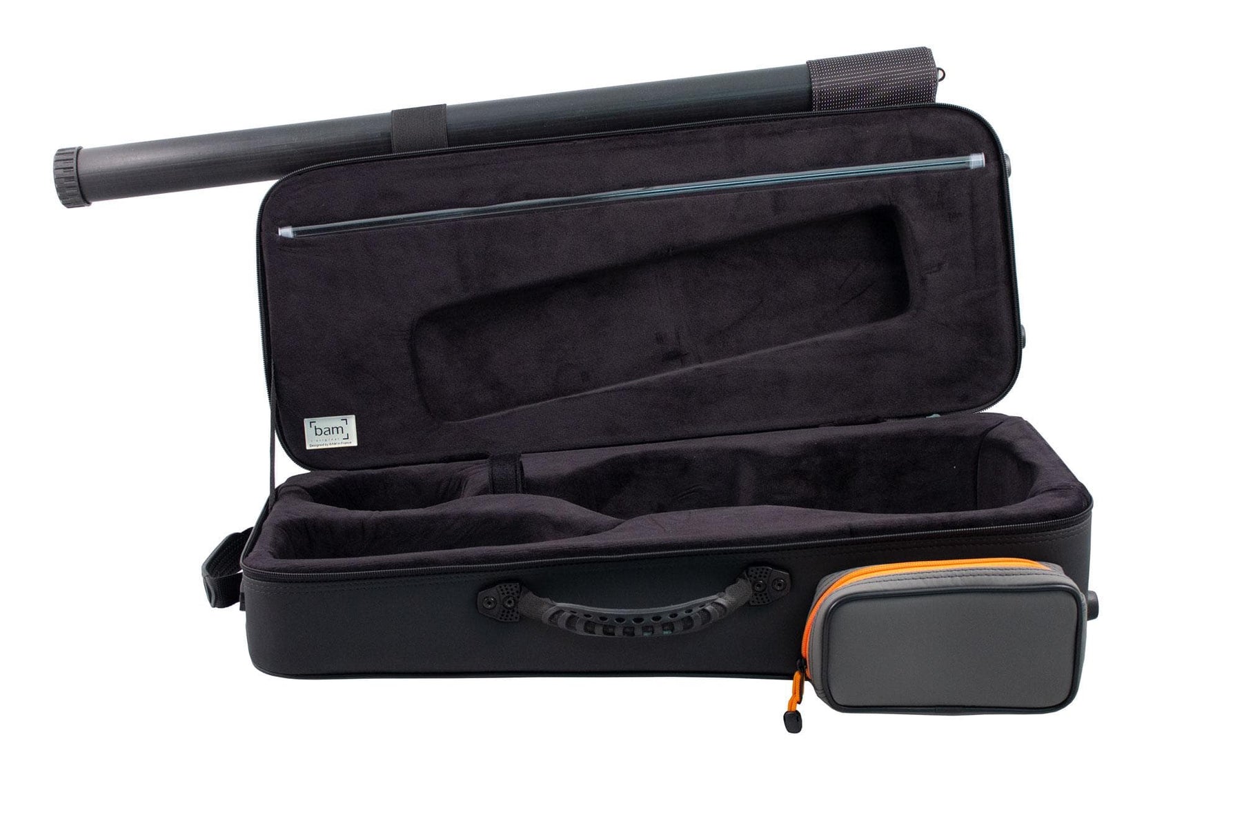 BAM Peak Performance Compact Violin Case with Bow Tube