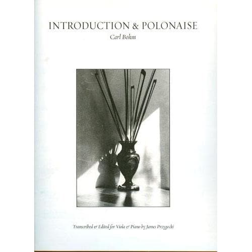 Bohm, Carl - Introduction and Polonaise from Arabesques No 12 for Viola and Piano - Arranged by Przygocki - One World Publication