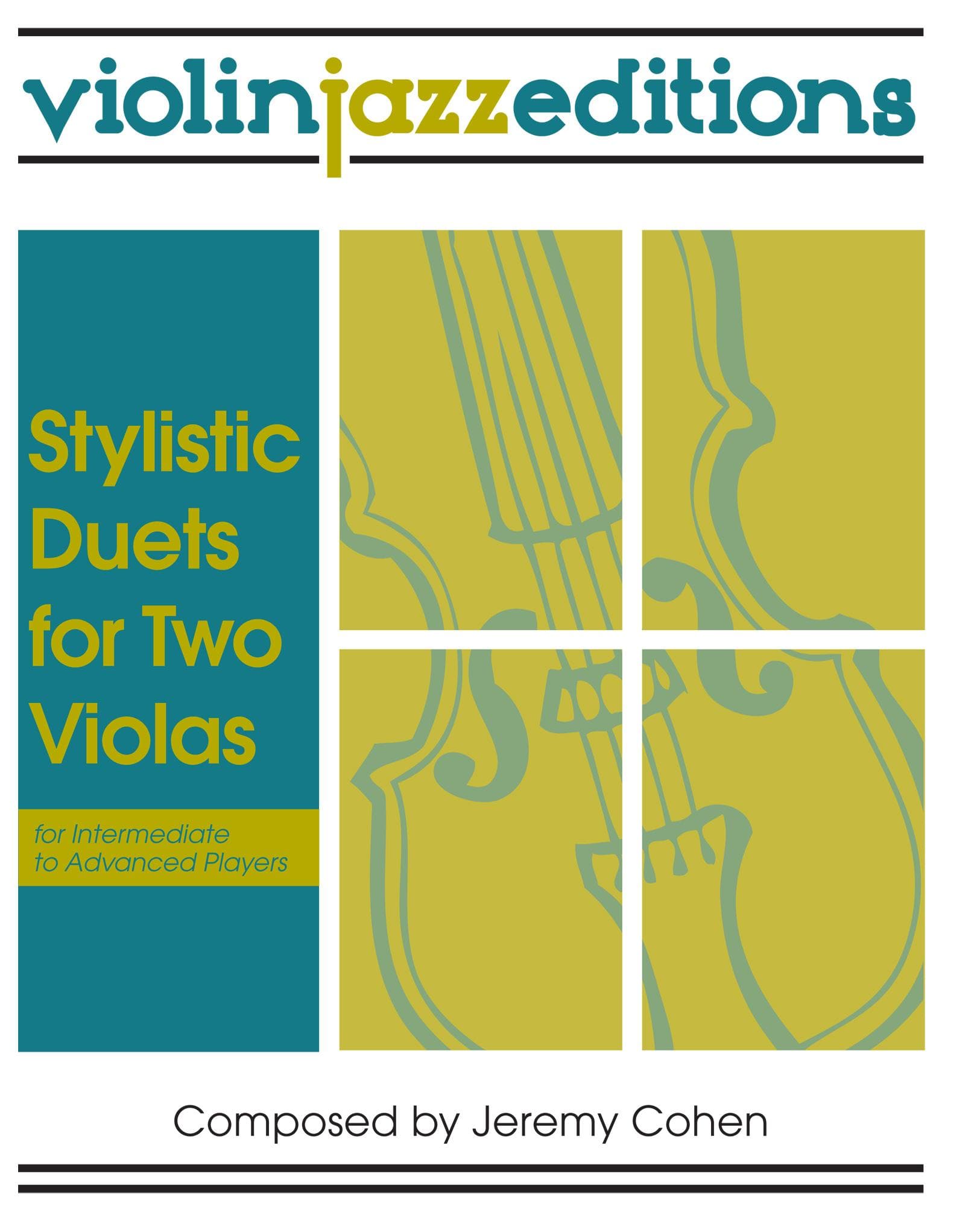 Viola & Violin Jazz Duets by Jeremy Cohen Stylistic Editions