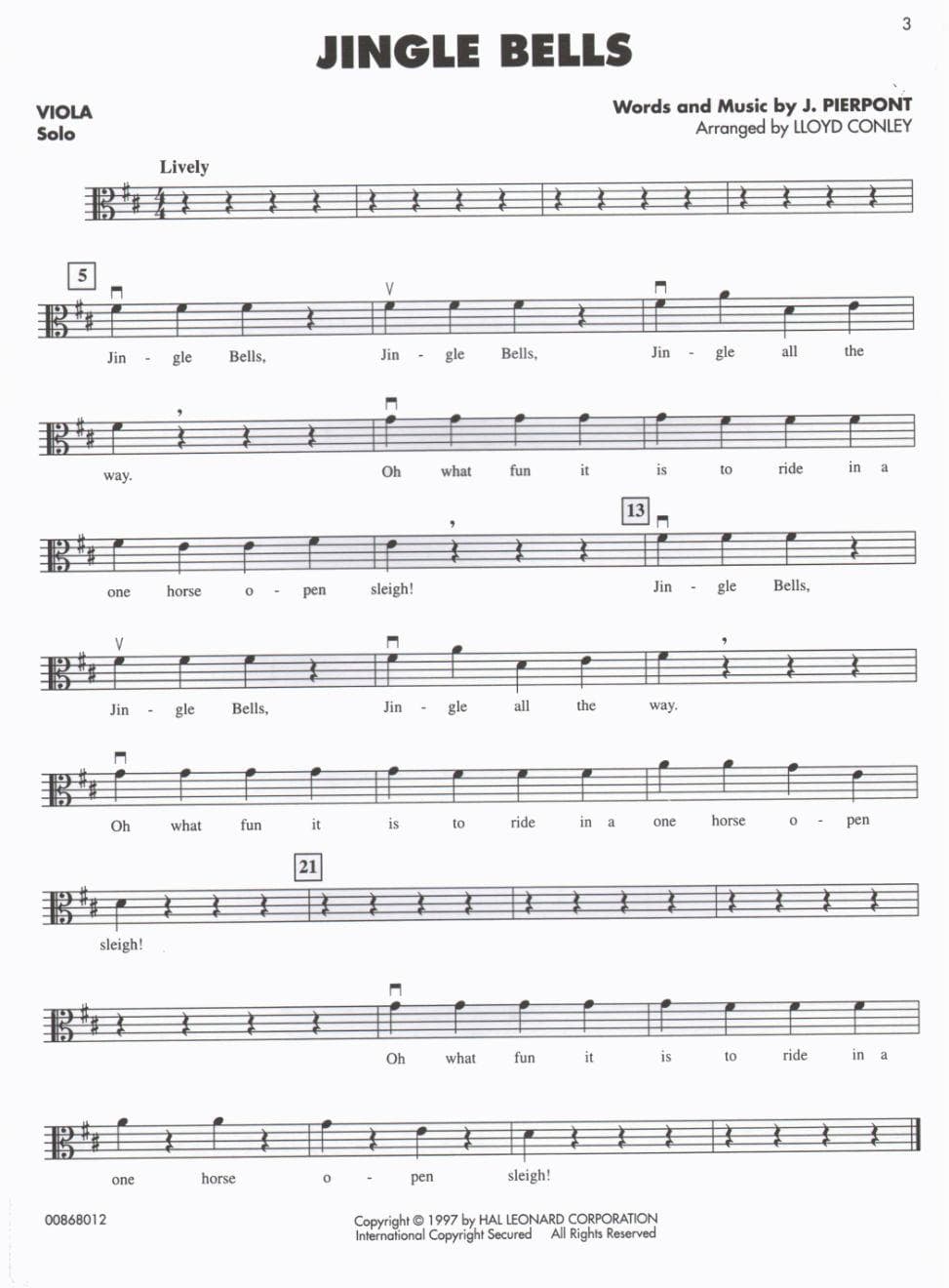 Christmas Favorites for Strings Book for Viola