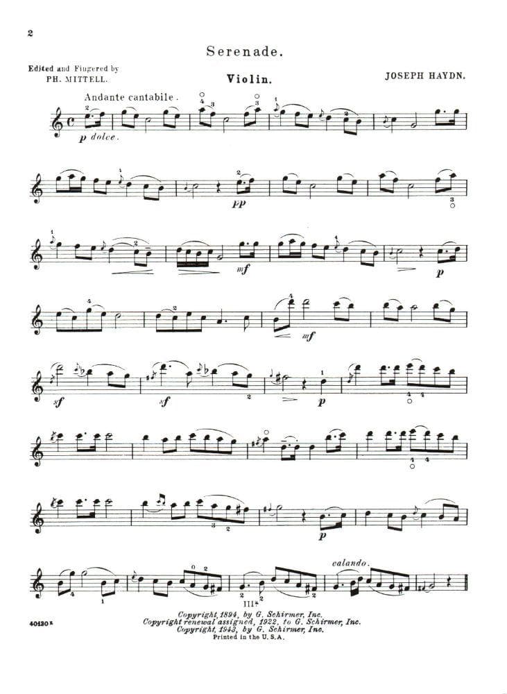 37 Violin Pieces You Like to Play - Violin and Piano - G Schirmer Edition