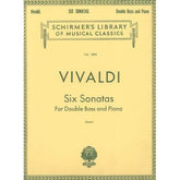 Vivaldi, Antonio - Six Sonatas, F XIV, Nos 1-6 For Double Bass and Piano Edited by Drew Published by G Schirmer