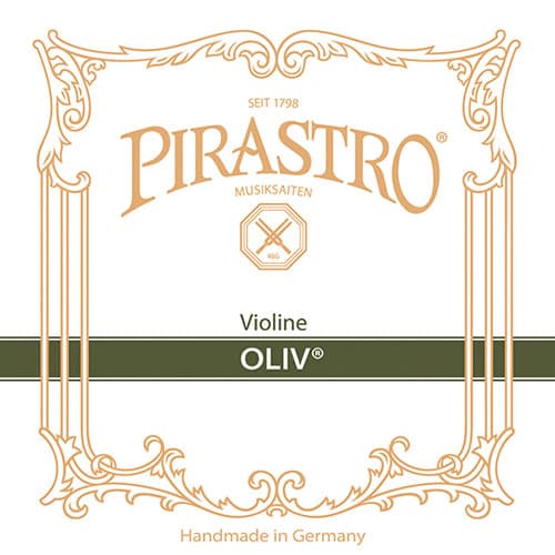 Pirastro Oliv Violin String Set - Medium Gauge - Ball End E