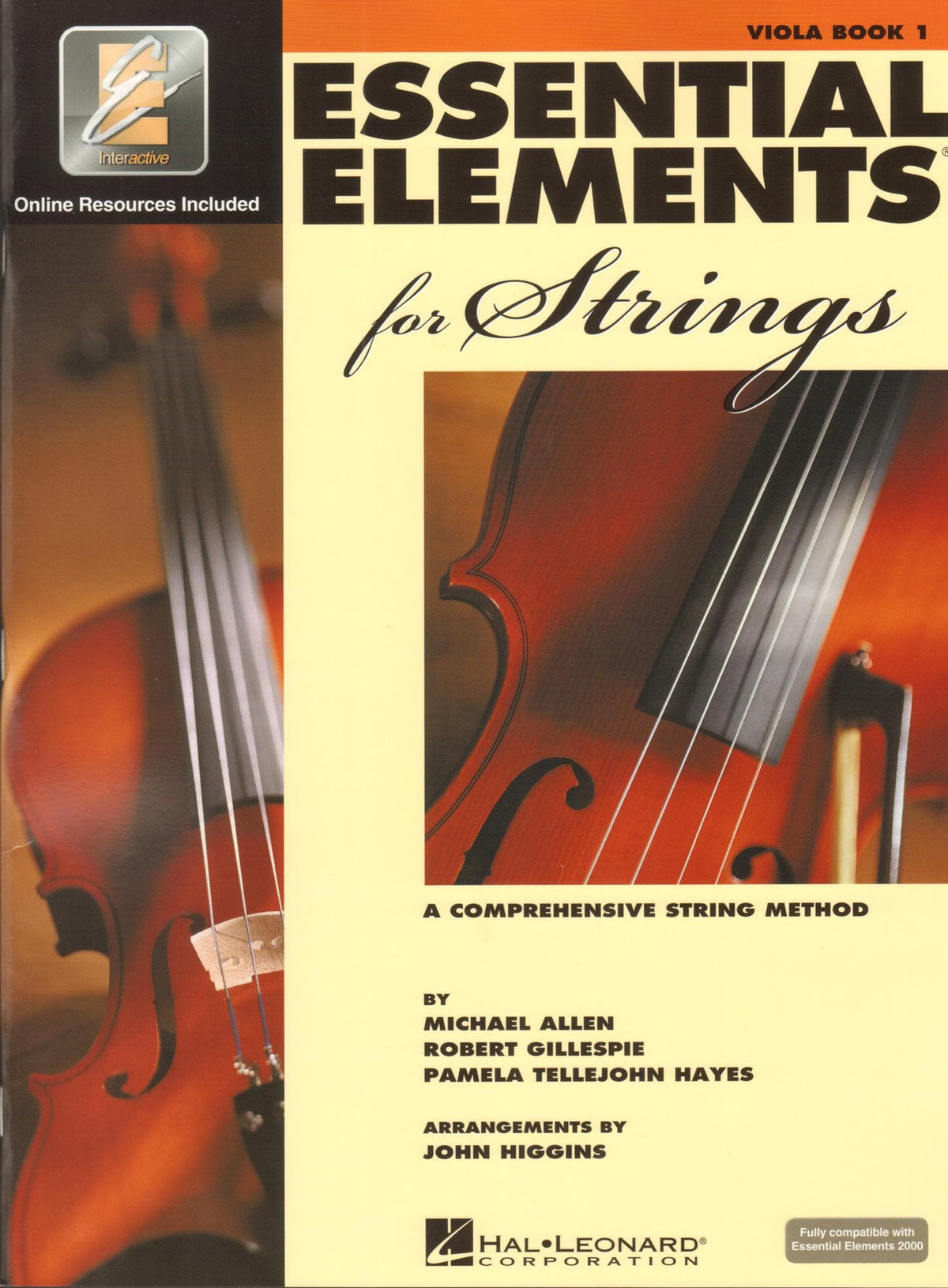 Essential Elements Interactive (formerly 2000) for Strings - Viola Book 1 - by Allen/Gillespie/Hayes - Hal Leonard Publication