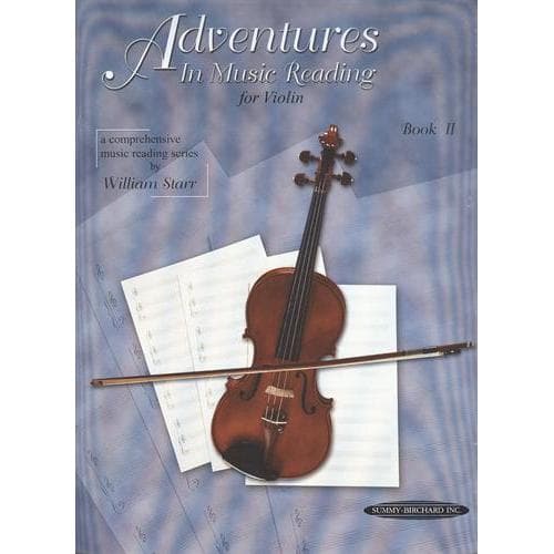 Adventures in Reading Music Book 2 for Violin by William Starr. Published by Alfred Music Publishing..