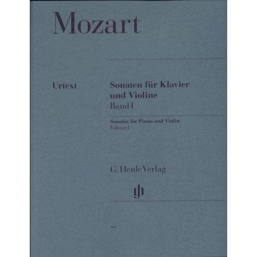 Mozart, WA - Sonatas for Piano and Violin, Volume 1 - edited by Wolf-Dieter Seiffert - G Henle Verlag URTEXT