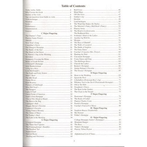 Fiddling for Viola - Viola solo - arranged by Michael H. Hoffheimer - Mel Bay Publications