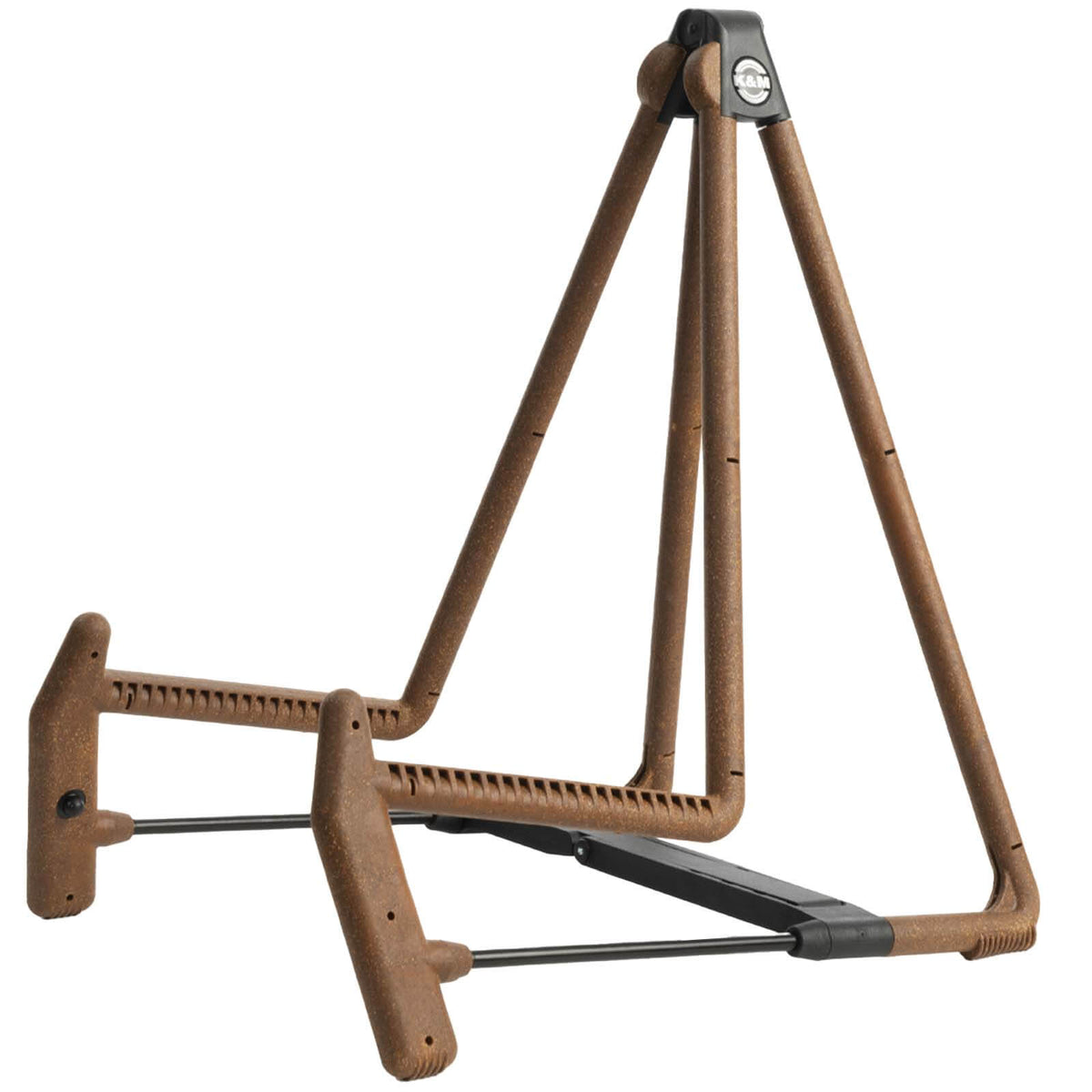K&M A-Frame Display Stand for Cello and Guitar - Cork