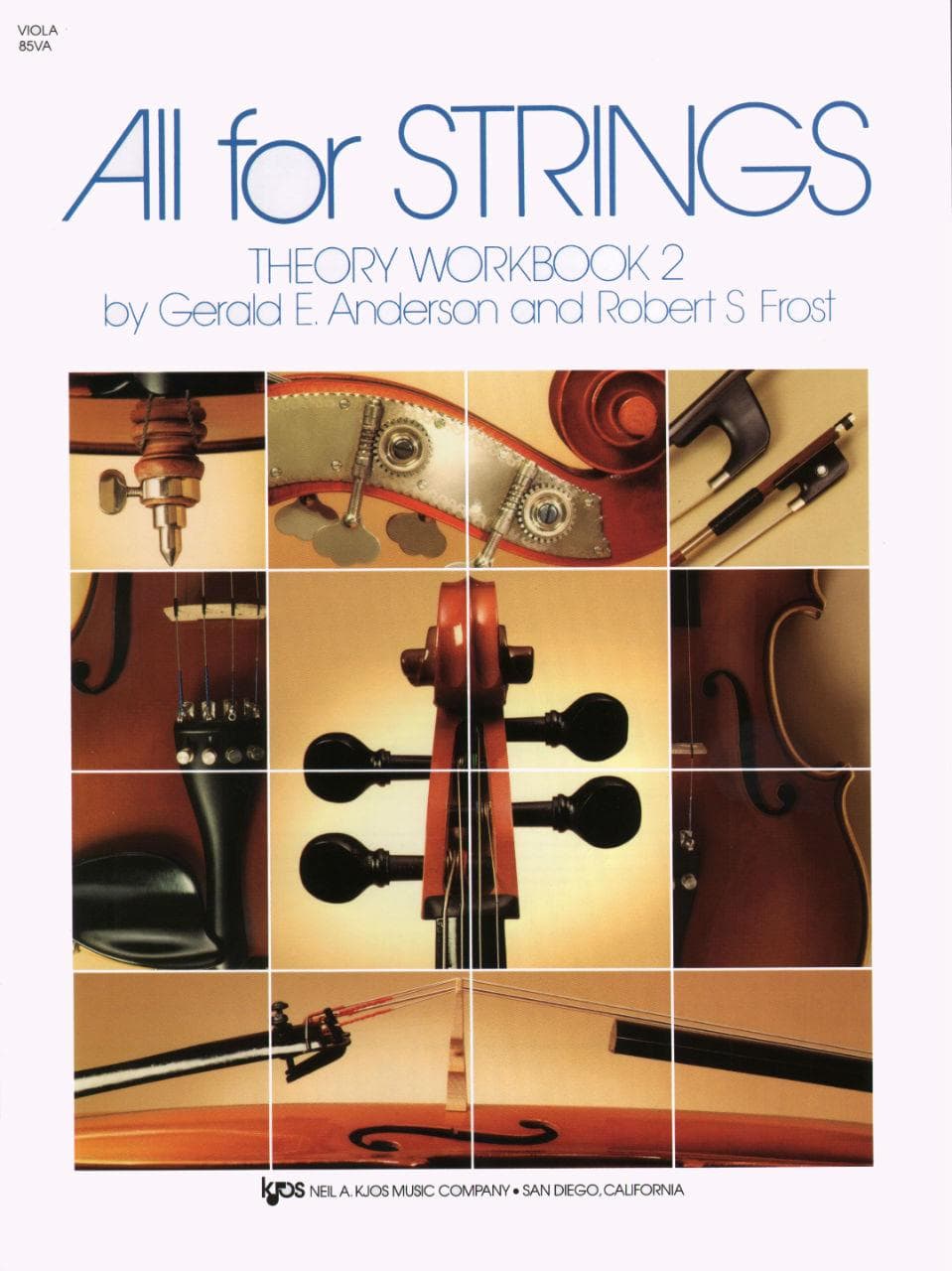 All For Strings - Theory Workbook 2 for Viola by Gerald E Anderson and Robert S Frost
