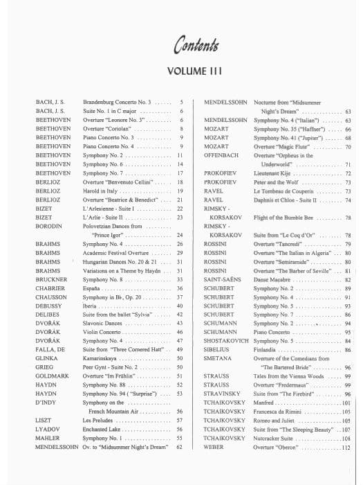 Orchestral Excerpts, Volume 3 - Violin - edited by Josef Gingold - International Music Company