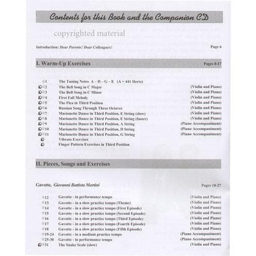 Step by Step Volume 3A (Mother Tongue Method) Arranged by Kerstin Wartberg For Violin Published by Alfred Music Publishing