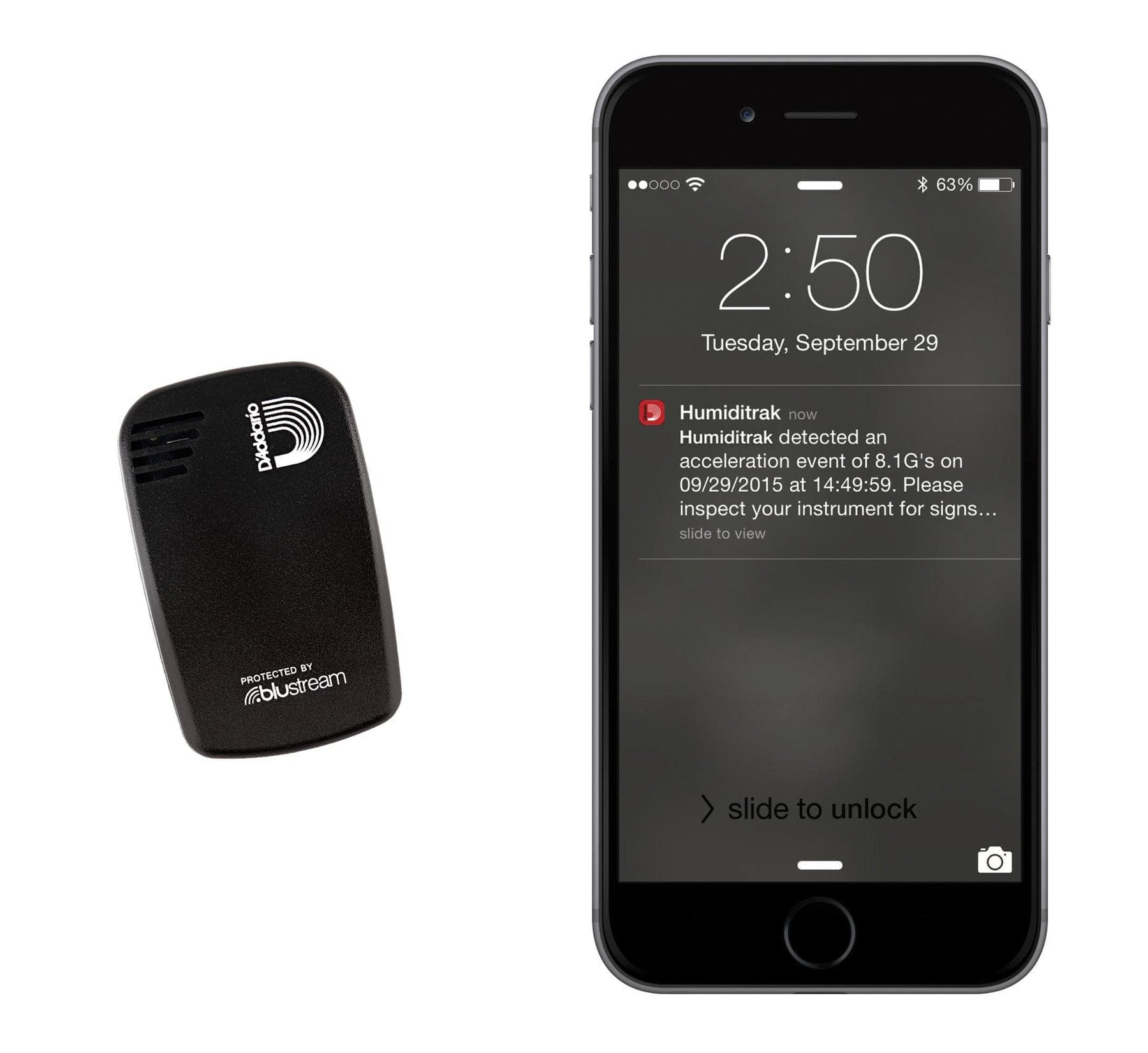 Planet Waves Humiditrak - Bluetooth Humidity and Temperature Sensor