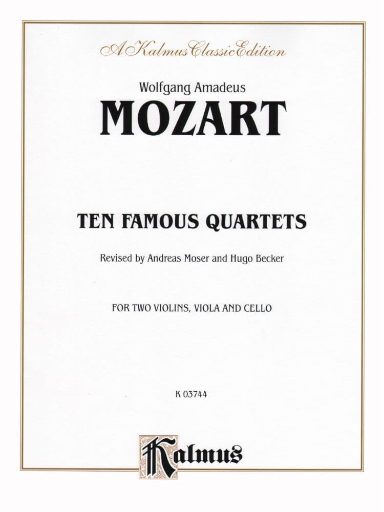 Mozart's Top 10 Quartets: Chamber Classics
