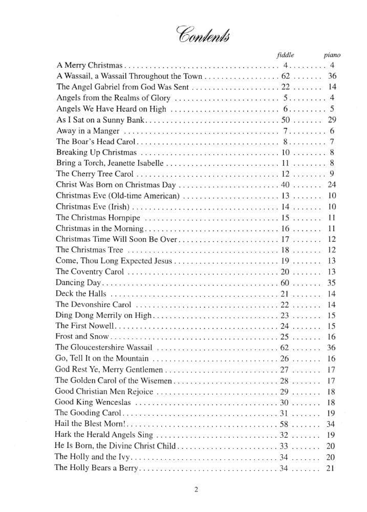 Duncan, Craig - A Fiddling Christmas - Violin and Piano - Mel Bay Publications