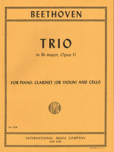 Beethoven, Ludwig - Trio No 4 in B-flat Major Op 11 for Violin, Cello and Piano - Arranged by Philipp - International Edition