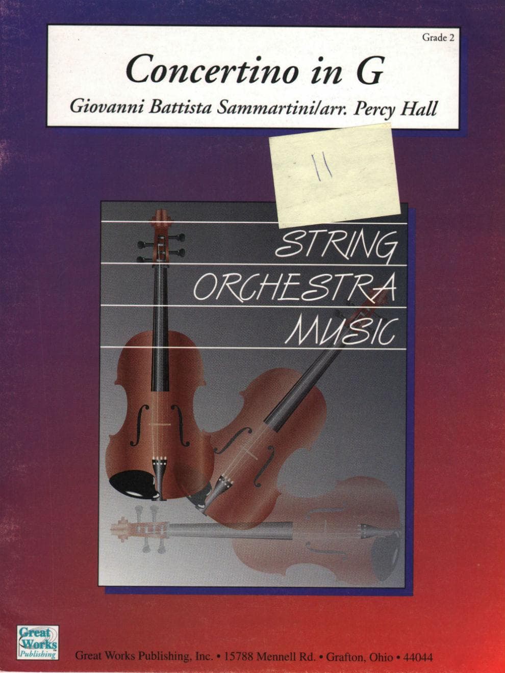 Concertino in G Major Orchestra Sheet Music