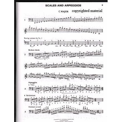 Yampollsky - Violoncello Technique Edited by Epperson Published by Universal Music Publishing Group
