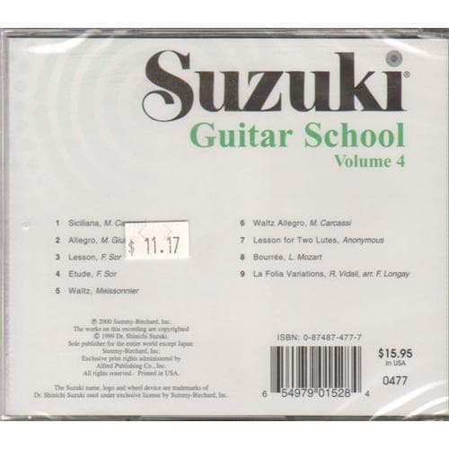 Suzuki Guitar School CD, Volume 4