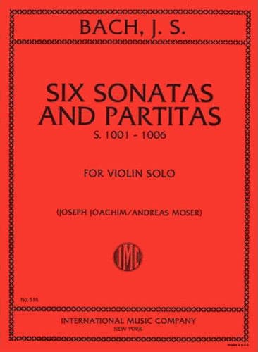Bach's 6 Sonatas & Partitas BWV 1001-1006 by Joachim.