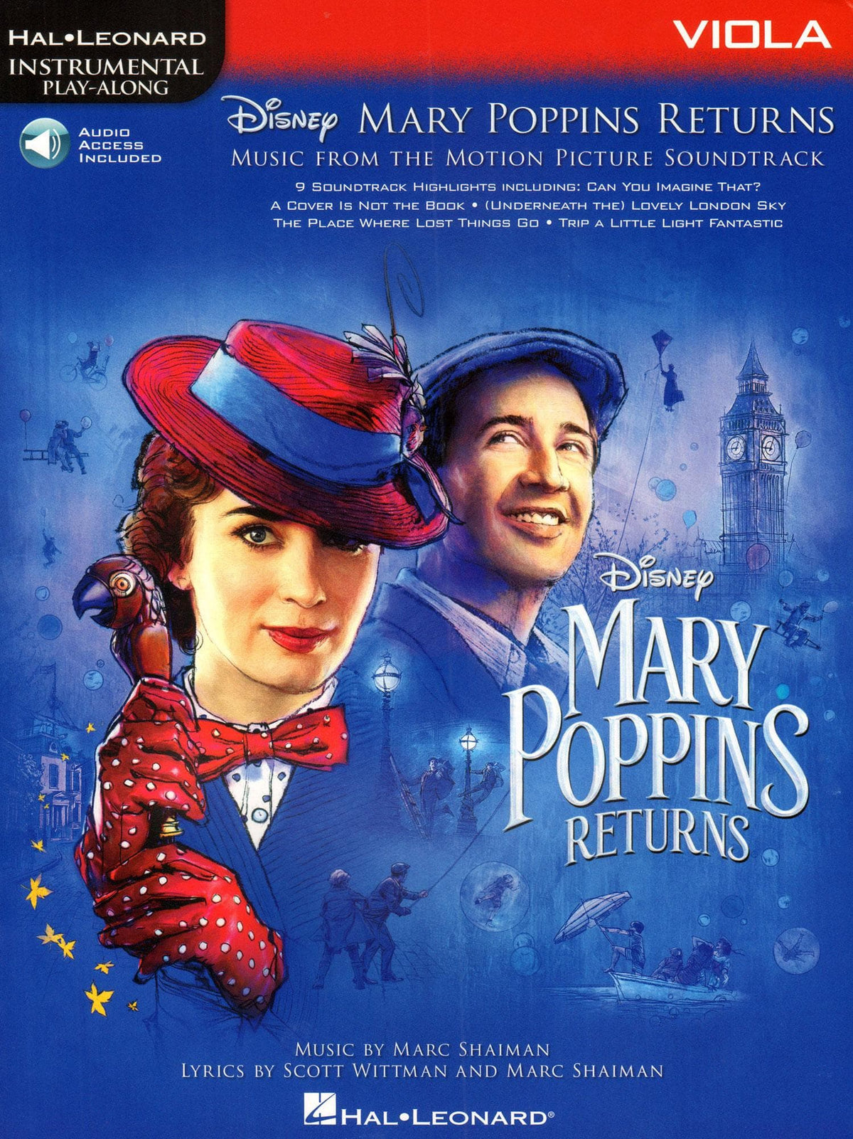 Mary Poppins Returns - for Viola with Audio Accompaniment - Hal Leonard Instrumental Play-Along