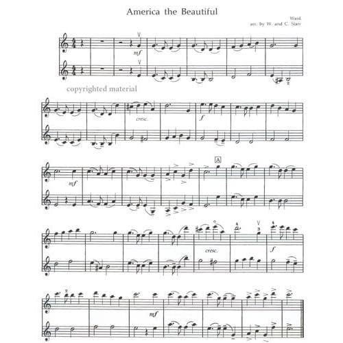 Delightful Duets for Young Violinists - Part 1 and 2 for Violin by William Starr