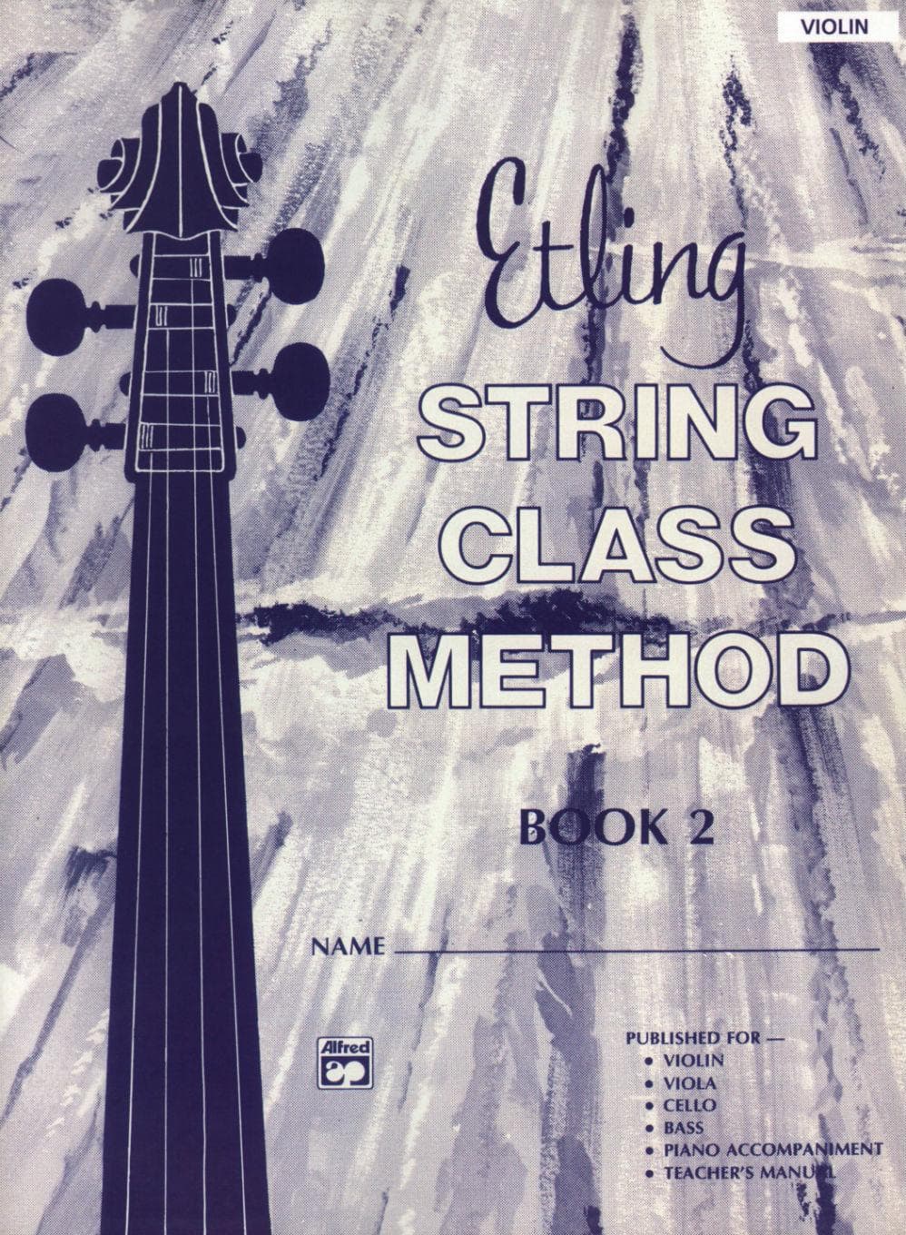 Etling String Class Beginner Violin Method Book