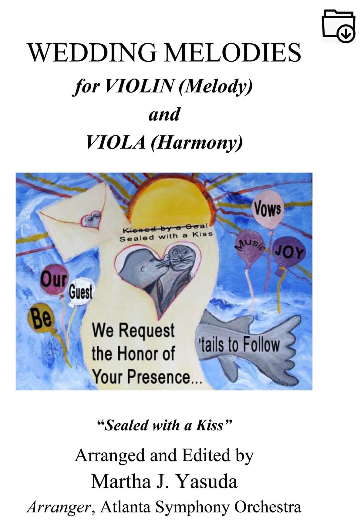 Yasuda, Martha - Wedding Melodies For Violin and Viola - Digital Download
